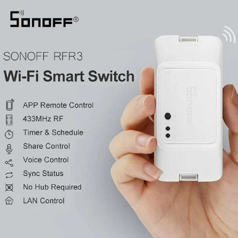 SONOFF Basic R3 RF Wi Fi DIY - Интернет ключ/прекъсвач