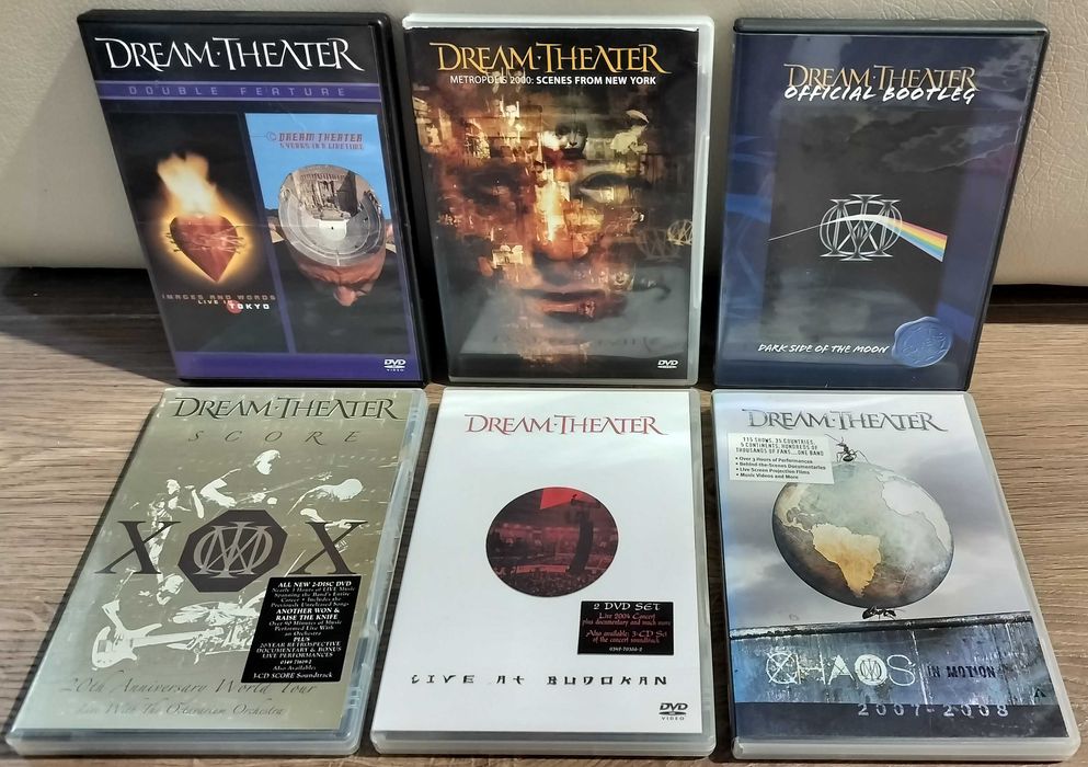 Dream Theater colectie DVD-uri concerte raritati