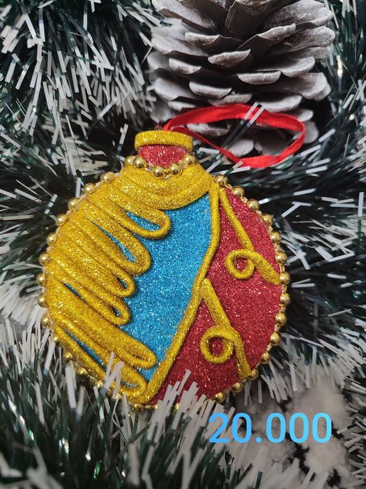 Новогодние игрушки на ёлку ручной работы