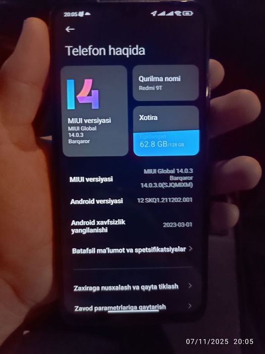 Redmi 9T  "juda arzon"