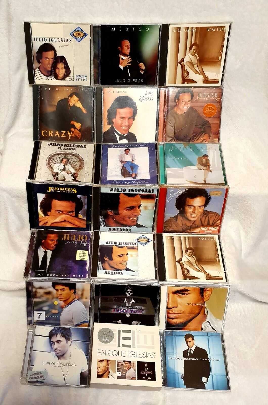 Colectie 14 cd-uri JULIO Iglesias + ENRIQUE IGLESIAS