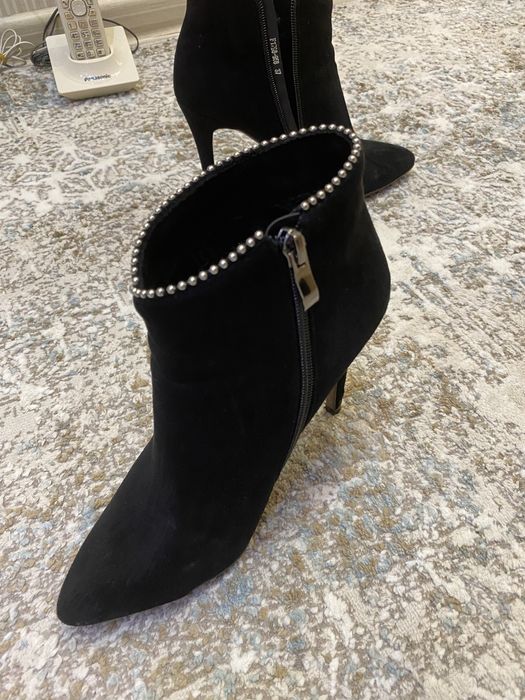 Женский ботильон замаша