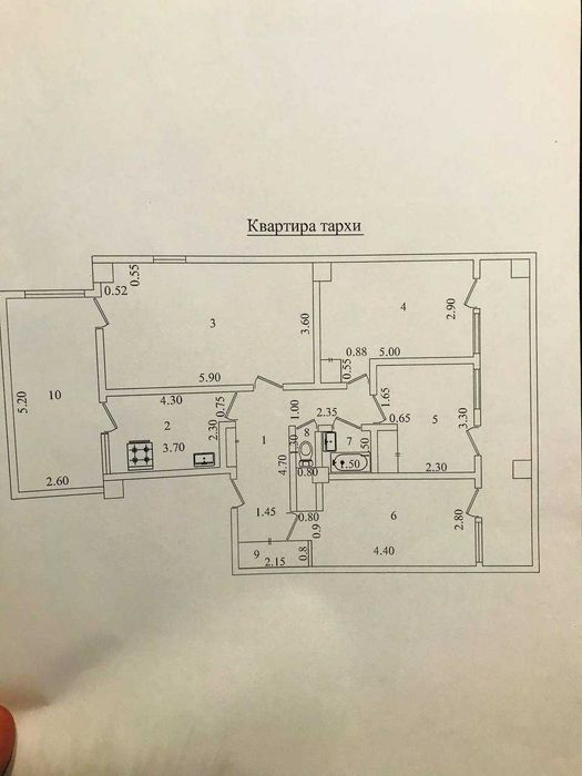 Продам 4х комнатную 100м2 Чиланзар 23