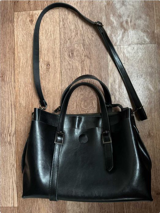 Стильная деловая сумка (экокожа)