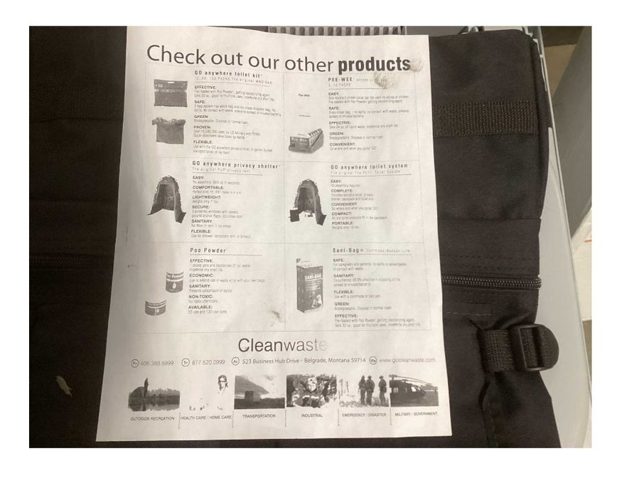Toaleta portabila camping/cort/rulota