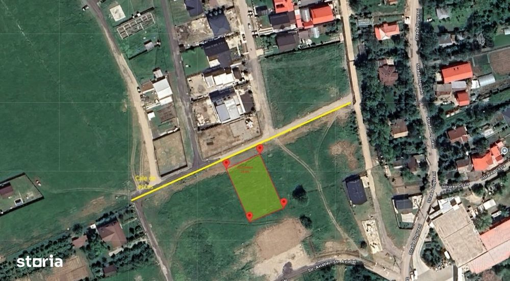 Teren intravilan 1.300 mp Gruiu