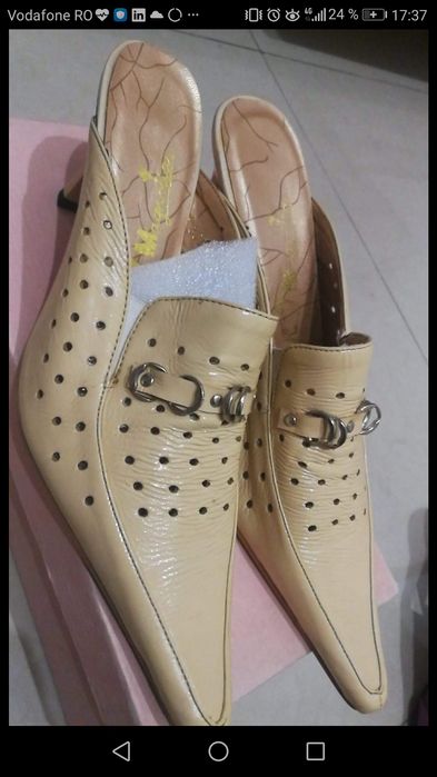 Pantof sanda elegant, mărime 37, 37,5, 38 (nou)