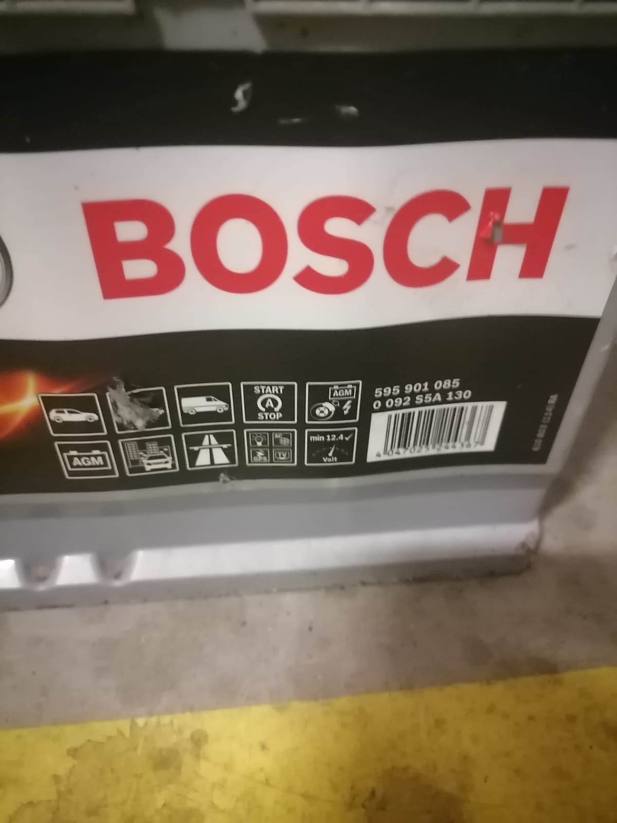 Baterie auto Bosch 95 amperi Agm cu Start stop Germania