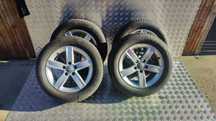 jante aliaj cu anvelope 5x112 225 / 55 / R16 Dot 2017  Audi A4 B8