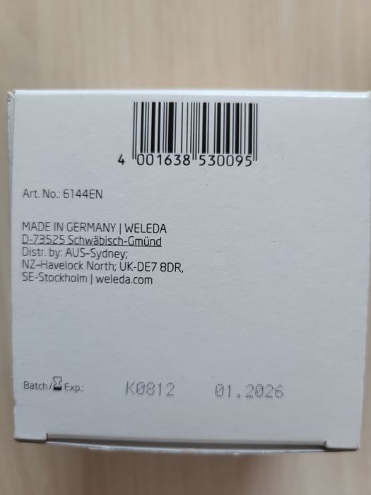 Weleda mum unt de corp antivergeturi