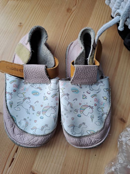 Papuci cuddle tip tiki, piele 28/29, ca noi