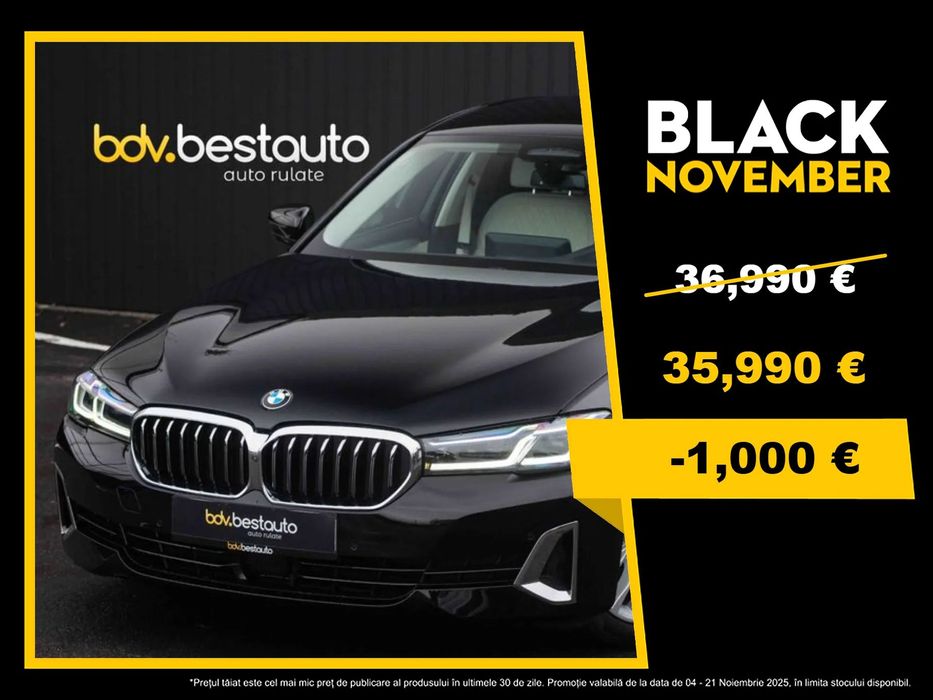 BMW Seria 5 BMW 545e xDrive Luxury Line / HUD / 360 / Laser / Perdelute / Memorii