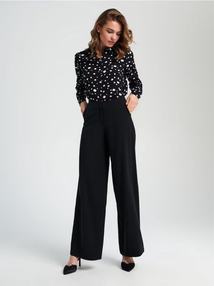 Pantaloni culottes negri