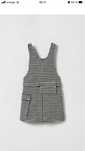 Rochie tip Sarafan cu structura pepit pentru scoala Zara 13-14 ani