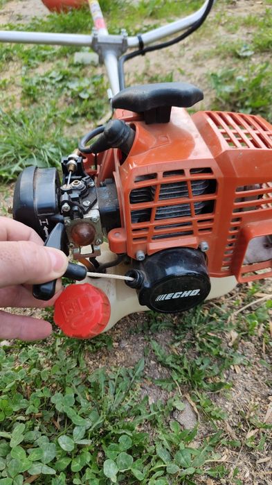Motocoasa Cositoare Japoneza ECHO + ham, tambur cu fir si disc