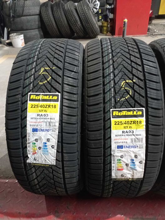 Set Anvelope Rotalla 255/35/18 Cu 225/40/18 Noi All Season,Mixt,M+S