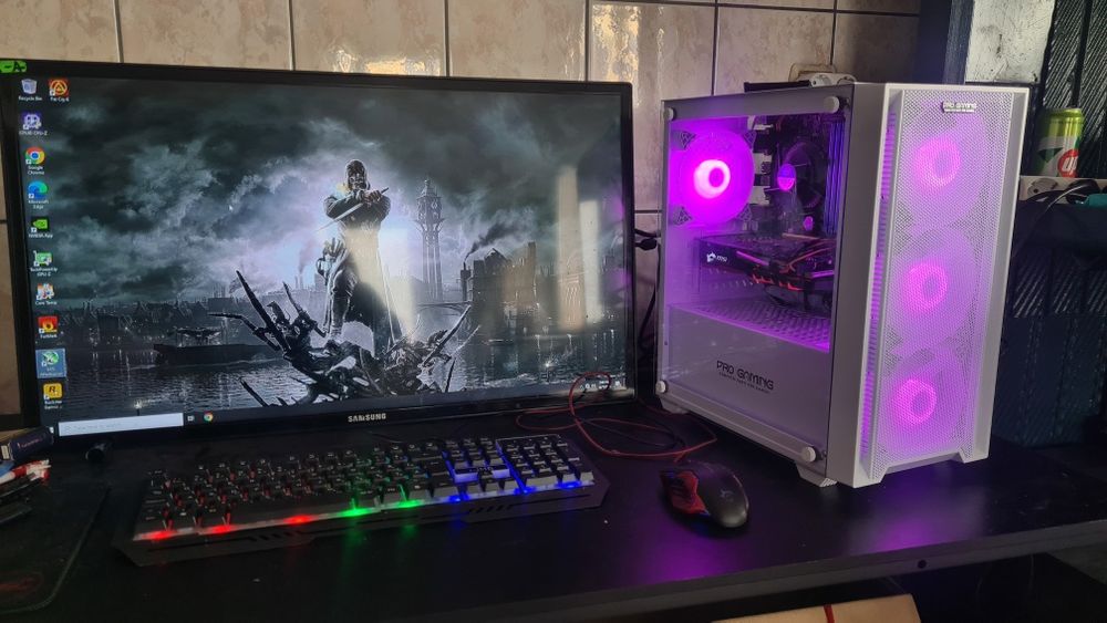 Unitate PC Gaming i7 4770 video 4GB GTX 1050TI 16GB RAM SSD