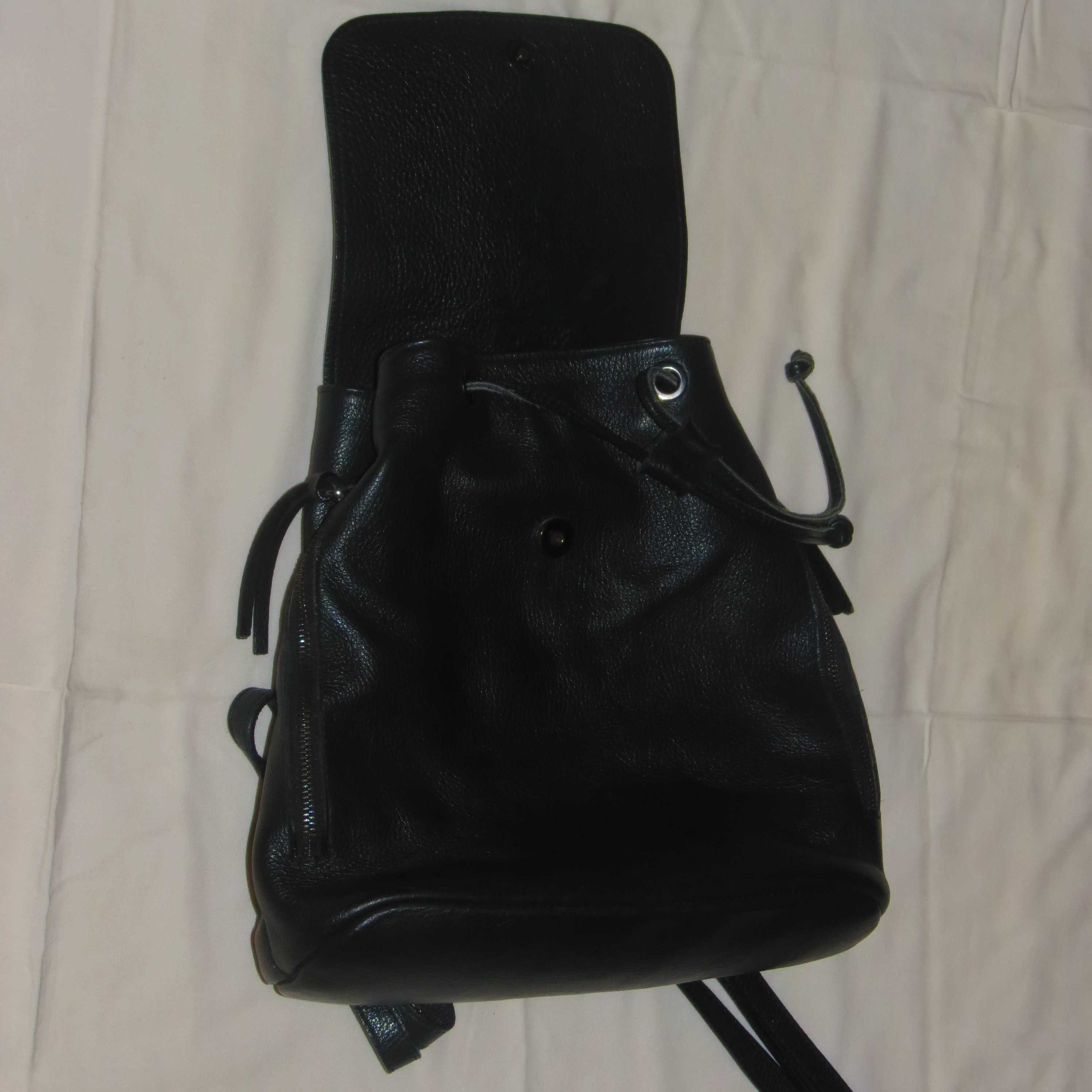 ghiozdan de firma, din piele, original
