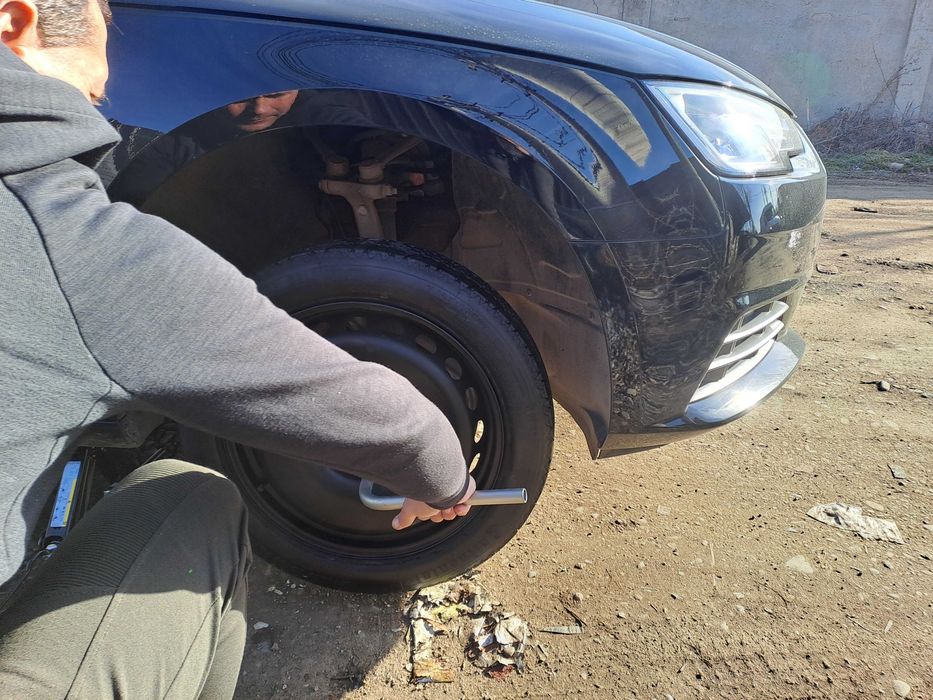 Roata de rezerva Slim Audi A4 b8 b9 A6 C7 Q3 Vw Passat   Touran 5x112