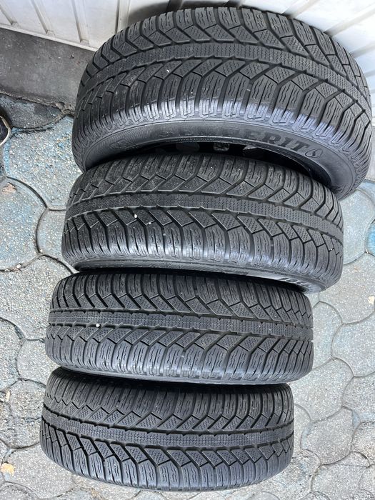 Jante 5x114.3mm, anvelope iarna 195/65 R15 Mazda Kia Hyundai Renault