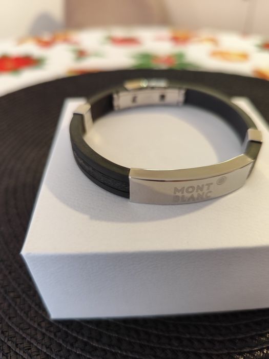 Мъжка гривна Mont blanc