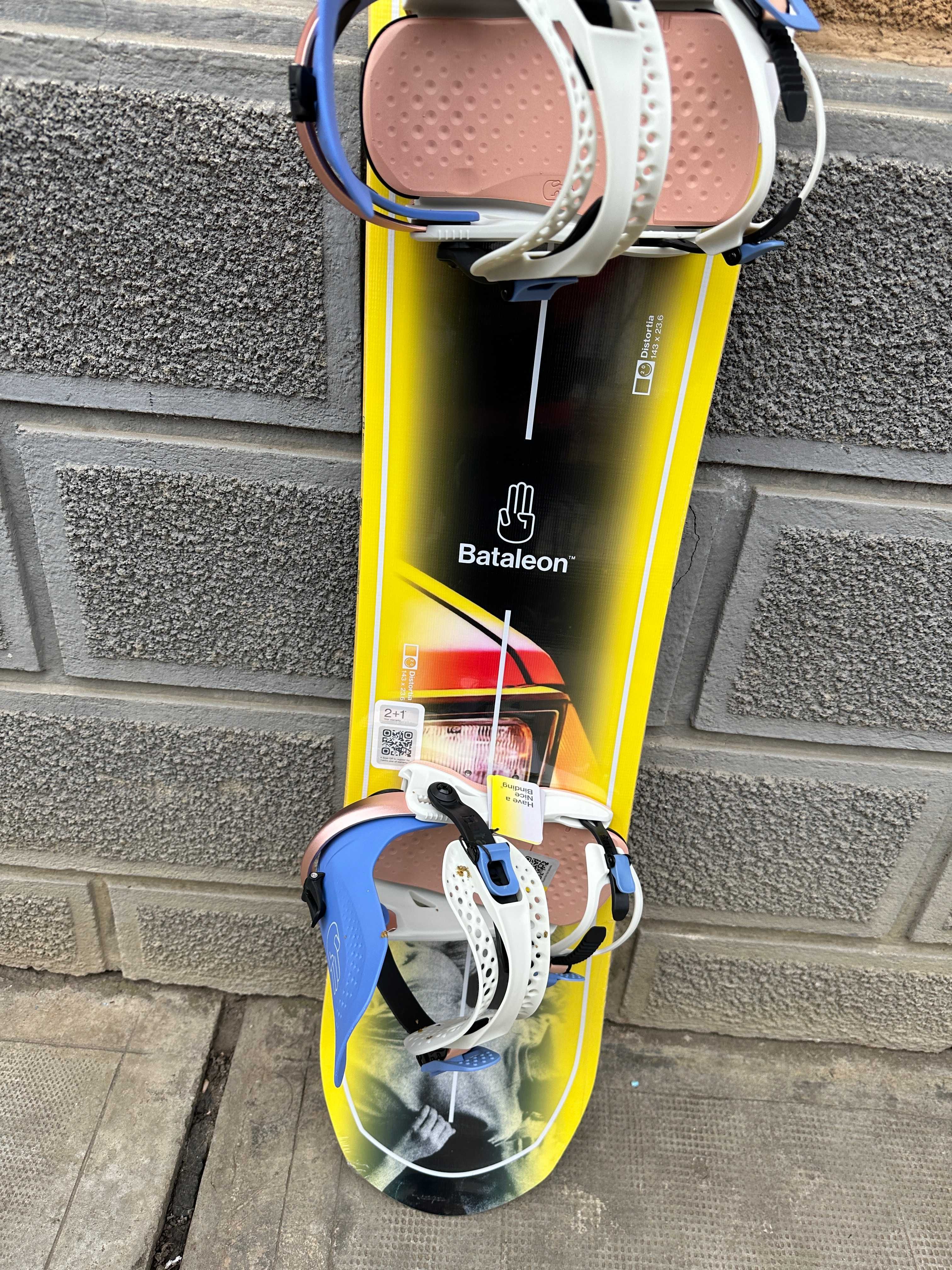 placa noua snowboard bataleon distortia L143cm