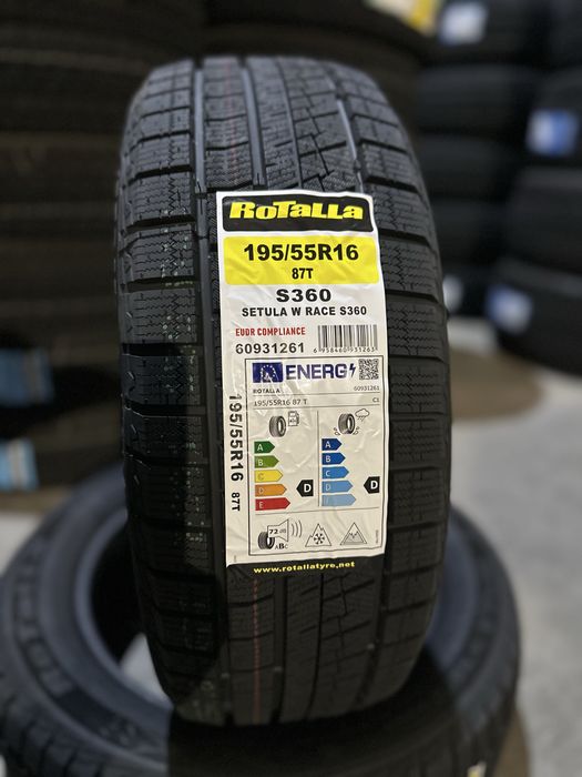Нови Зимни Гуми ROTALLA S360 195/55R16 87T НОВ DOT 1955516