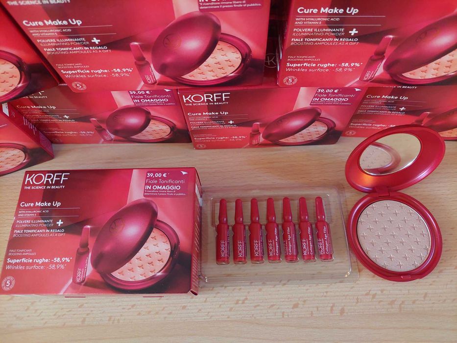 Tratament Facial Korff SET  ,Paleta de culori Uoma Black Magic