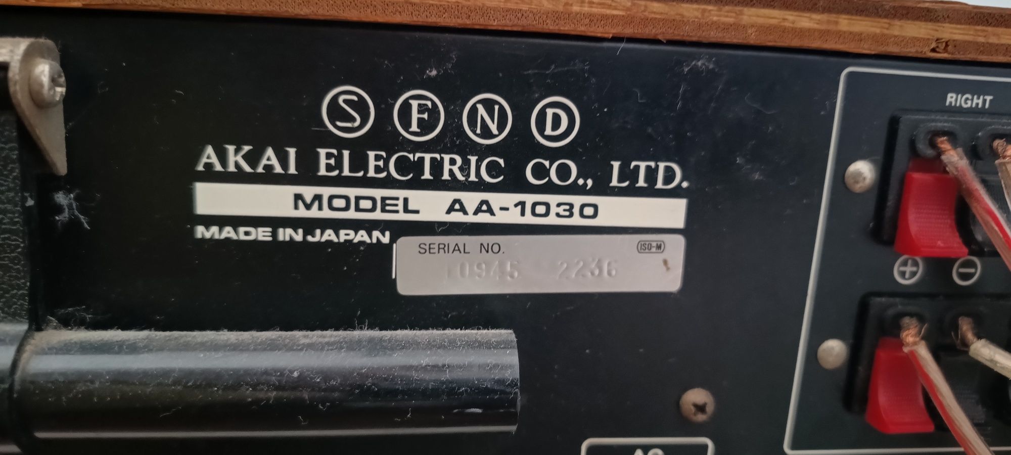 Amplituner receiver Akai aa 1030 /Made in Japan/ 1978/impecabil