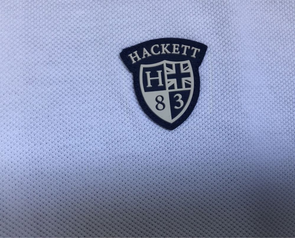 НОВА Hackett Half Split Polo Shirt ОРИГИНАЛНА мъжка поло тениска - р.М