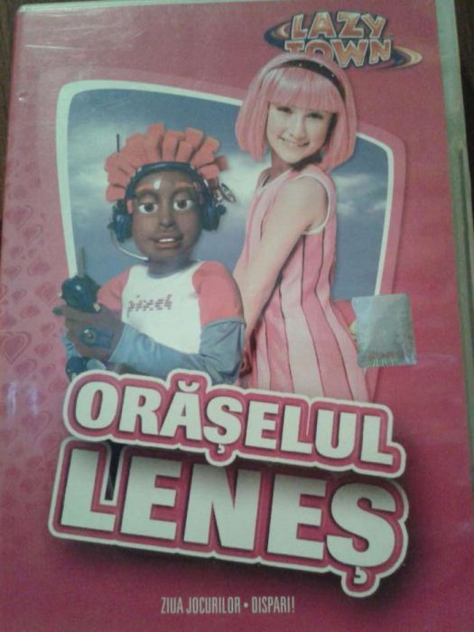 Dvd-uri film pt copii "Oraselul lenes", dublate in lb romana