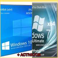 загрузочный Windows 10 Pro v22H2 и Windows 7 SP1 Ultimate