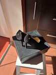 Pantofi negri Trussardi eleganti pentru ocazii speciale marimea 37