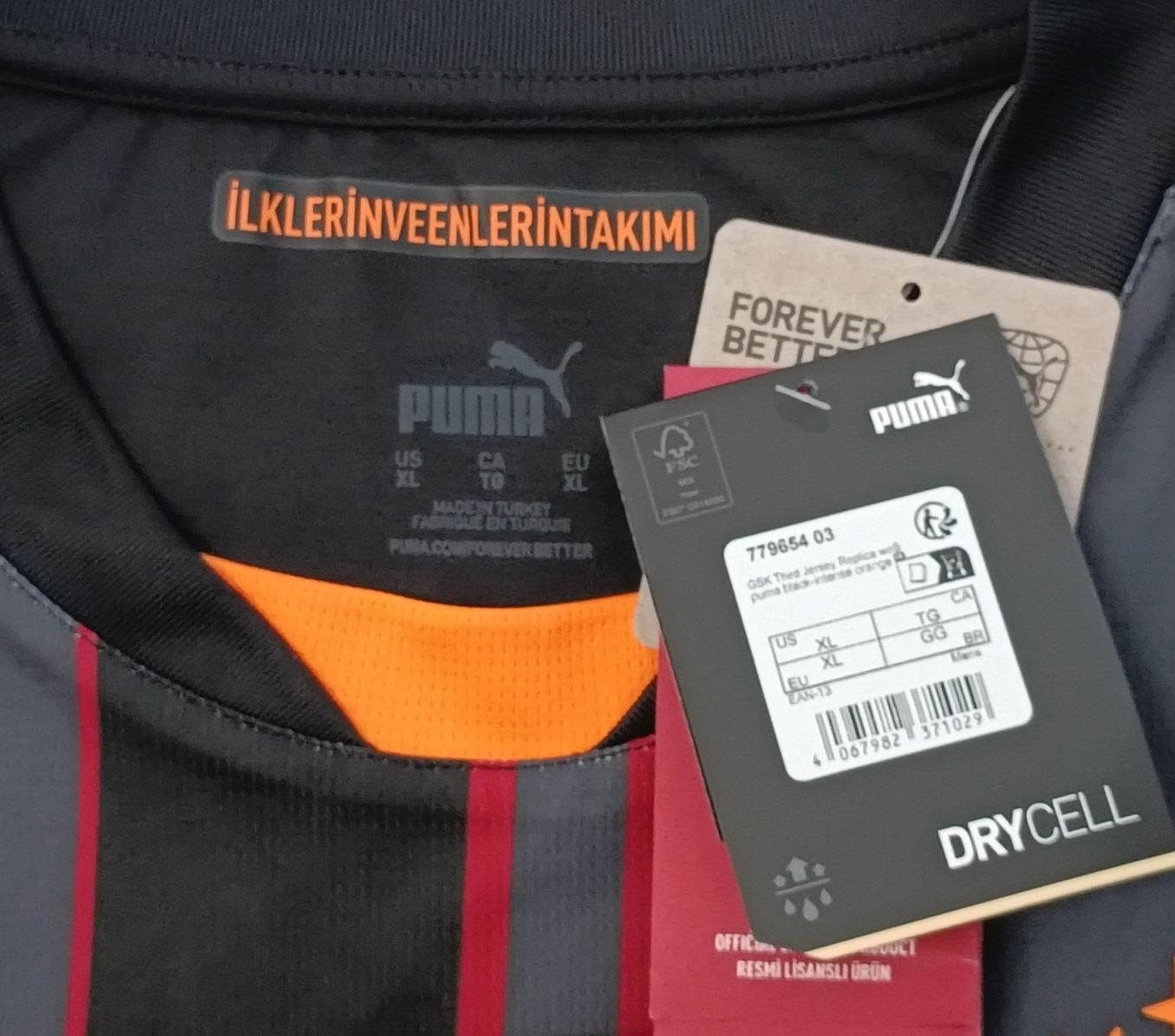 Puma Galatasaray Third Jersey оригинална тениска XL Пума Галатасарай
