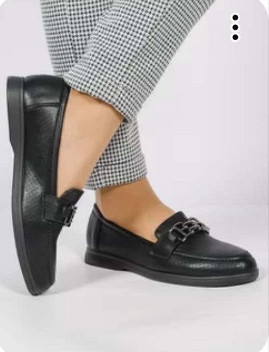 Туфли женские, летние "Лофферы" из экокожи