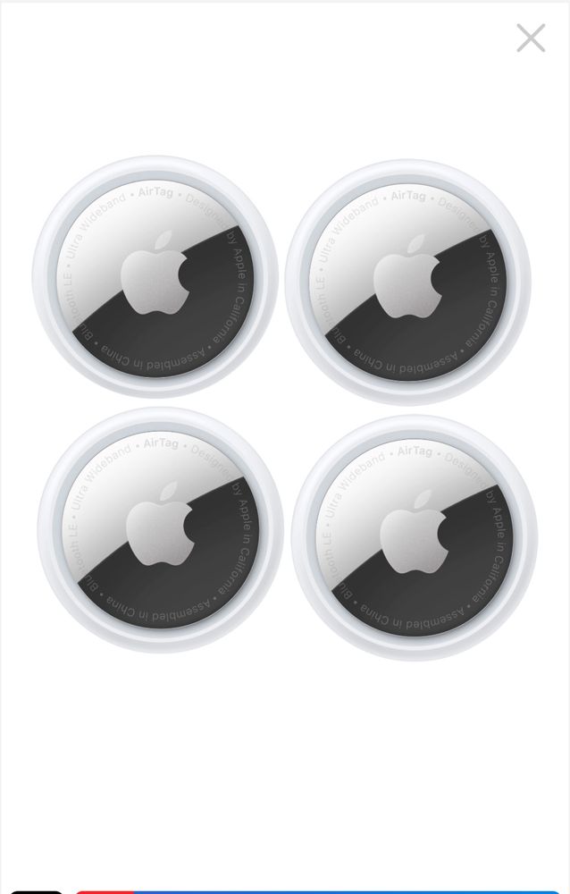 Airtag 4 броя Apple
