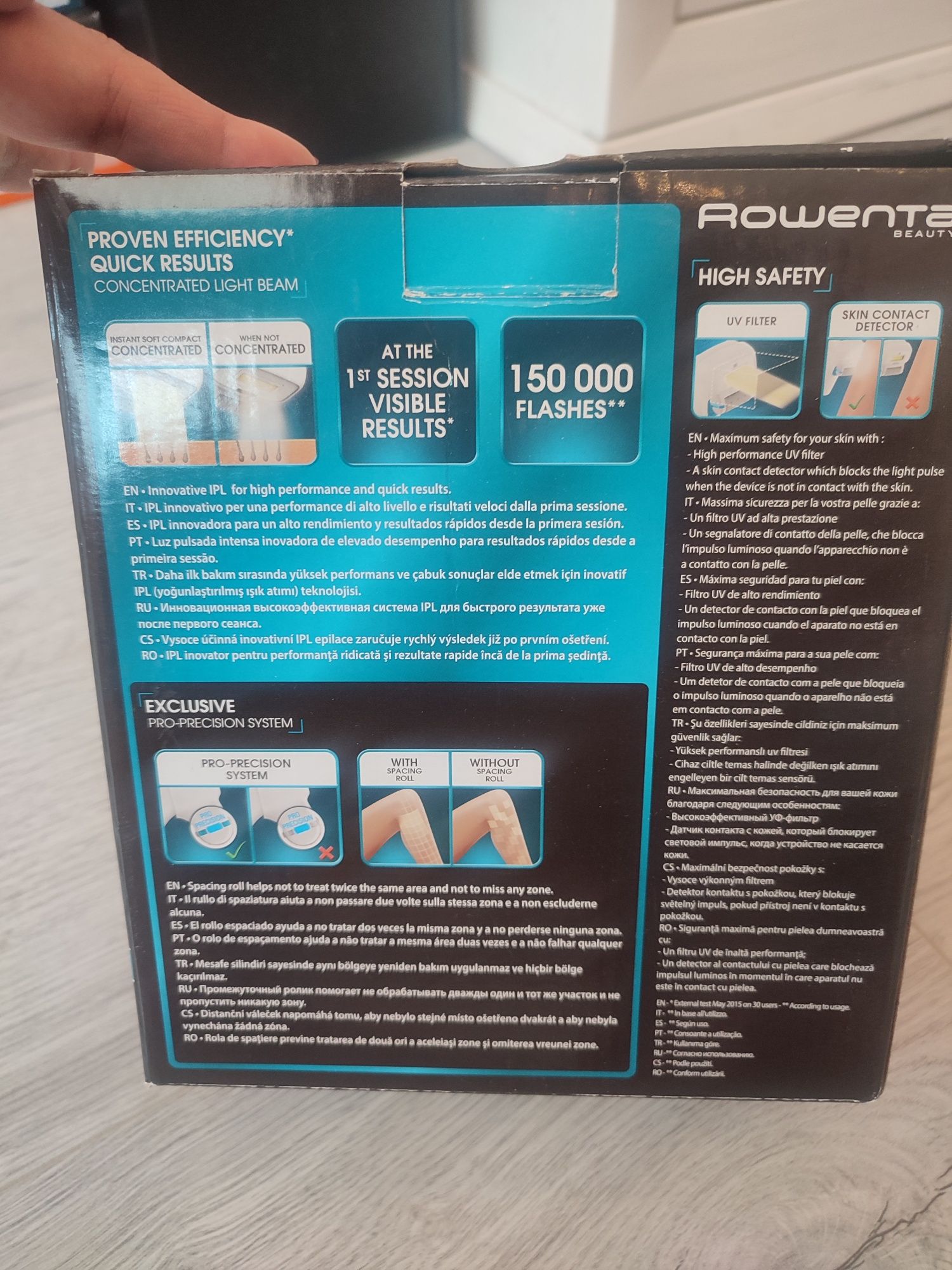 Фотоепилатор Rowenta!