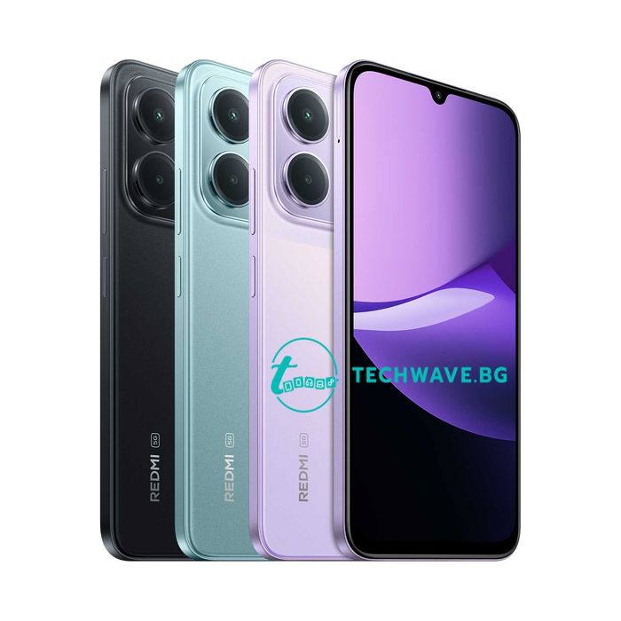 Xiaomi Redmi 15C 5G 128GB – Midnight Black, Mint Green, Dusk Purple