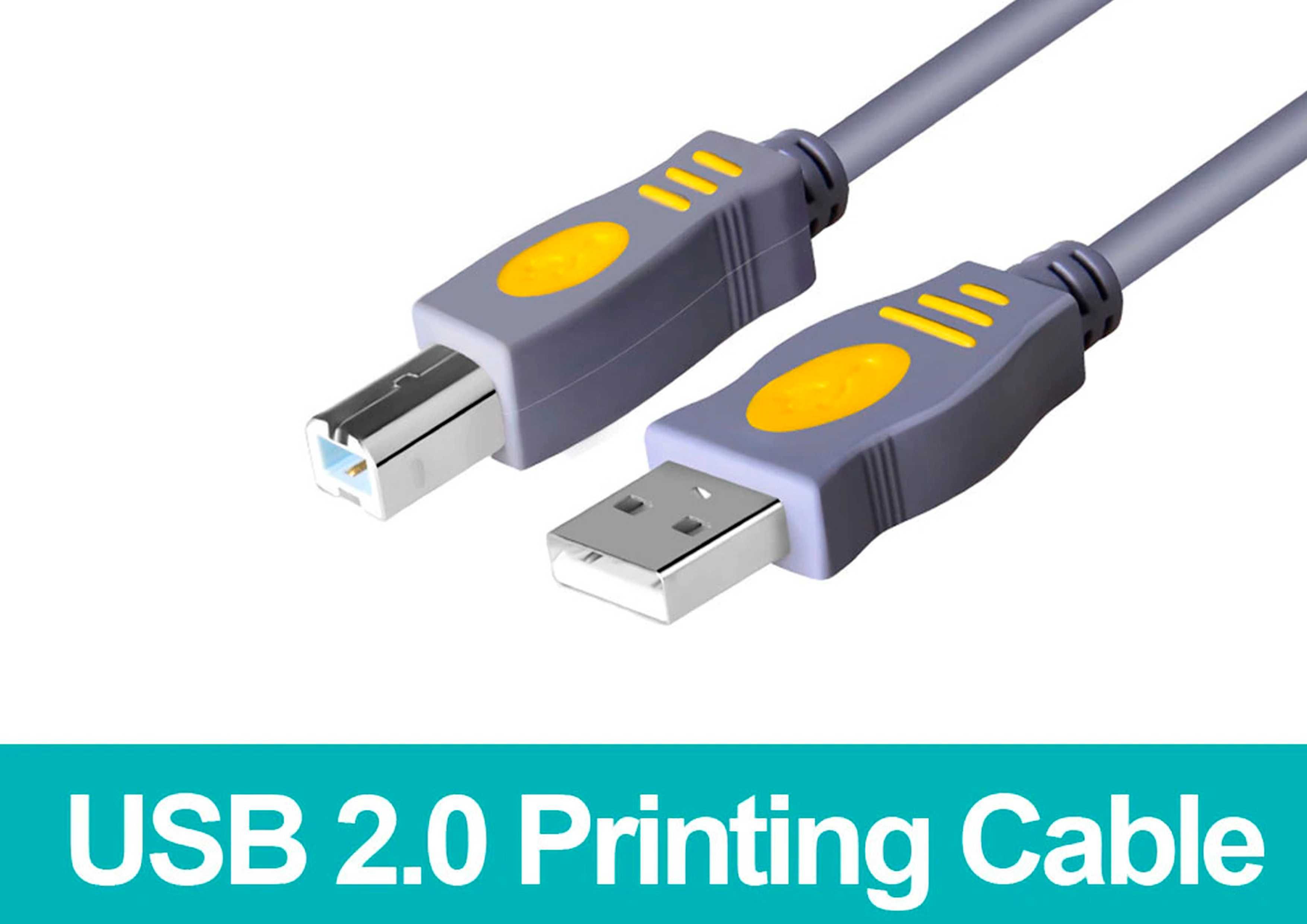 Новый кабель USB Type A (M) - USB Type B (M)  - 1.5 м (принтер, МФУ)