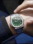 Ceas barbati nou verde