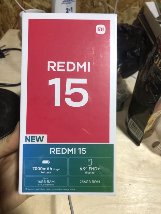 Redmi 15 yangi ochilmagan