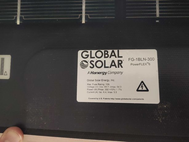 Panouri fotovoltaice CIGS flexibile 300W