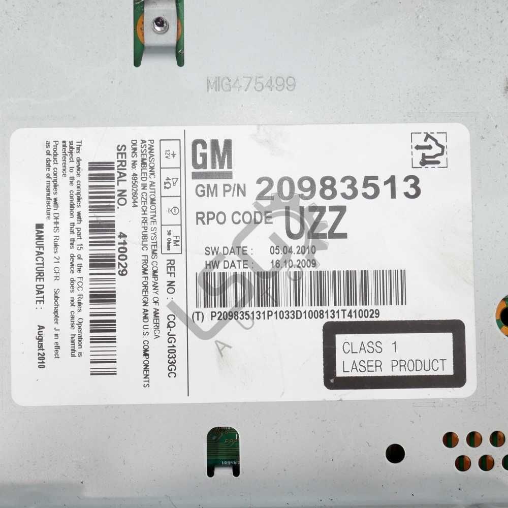 CD плеър Opel Astra (J) 2010-2018 ID: 129648