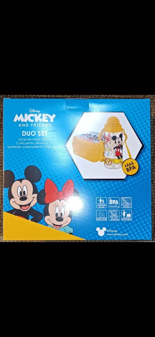 Disney Marvel Duo set pentru picnic, mic dejun, scoala, gradinita