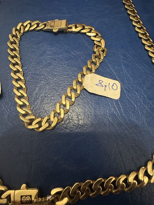 Vind-Schimb Lant +Bratara Monaco 14k