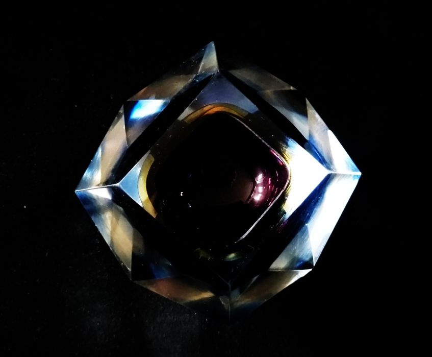 Scrumiera masiva cristal