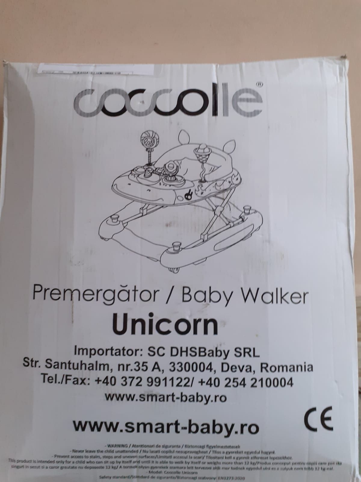 Premergător 2 in 1 Coccolle Unicorn