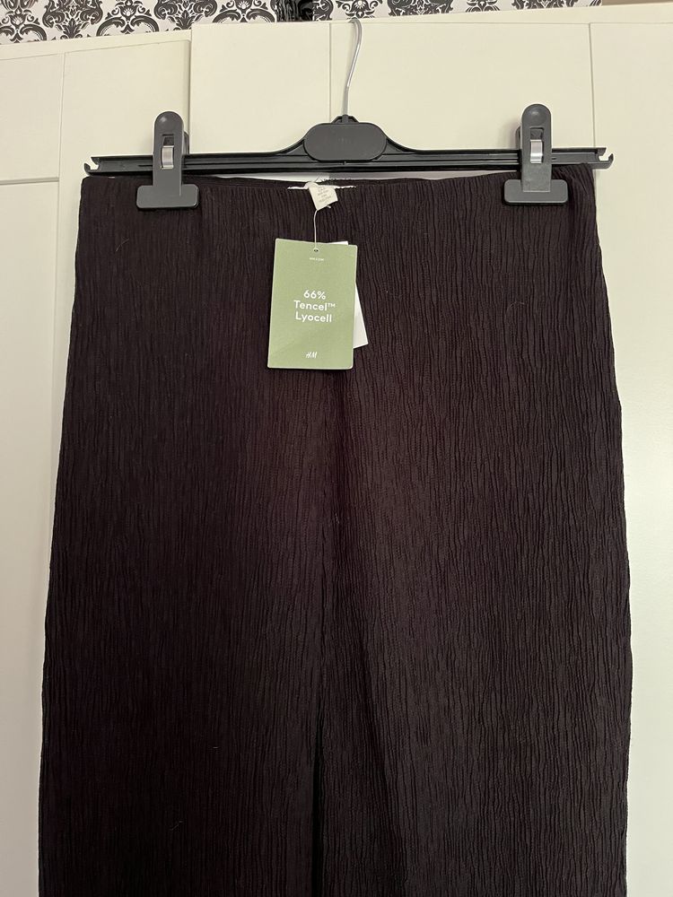 Pantaloni colanti creponati H&M marimea S NOI cu eticheta