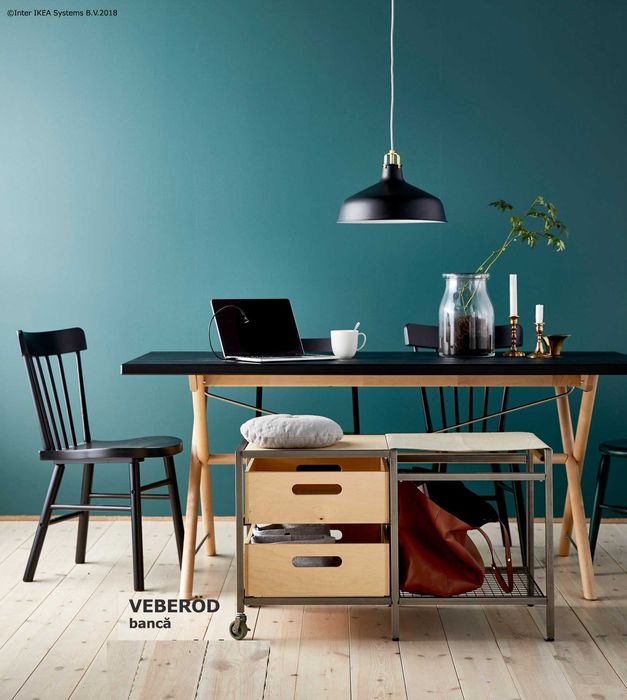 NOU! Banca cu depozitare / masuta de cafea IKEA Veberöd