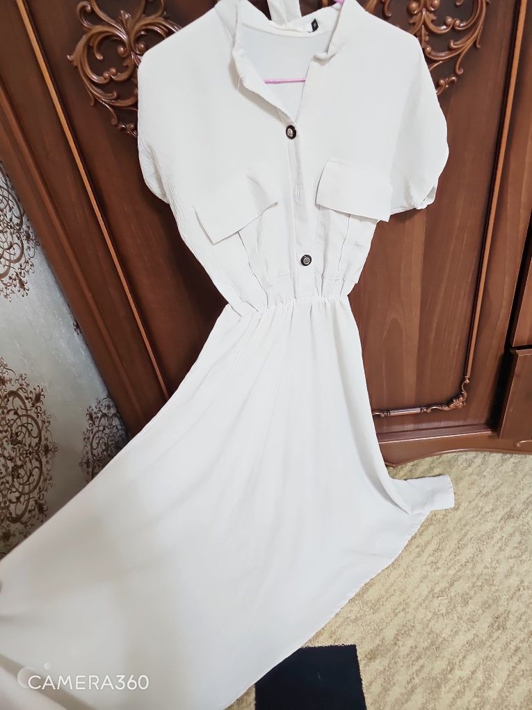 Белое платье ko'ylak